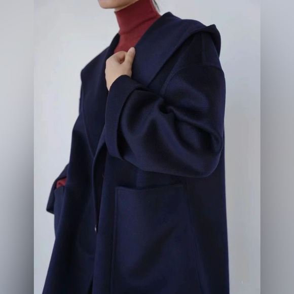 Club Monaco Daylina Coat Navy - Picture 11 of 12